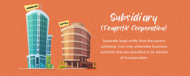 Subsidiary (domestic corporation)